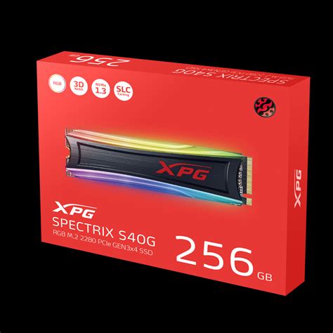 XPG SPECTRIX S40G RGB PCIe Gen3x4 M.2 2280 Solid …