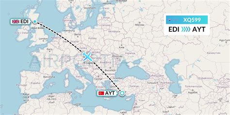 XQ598 (Antalya to Edinburgh) Flight Status - PlaneMapper