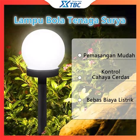 XTBC Lampu Taman LED Tenaga Surya Putih / Warm Outdoor, Otomatis ... - balustradellc