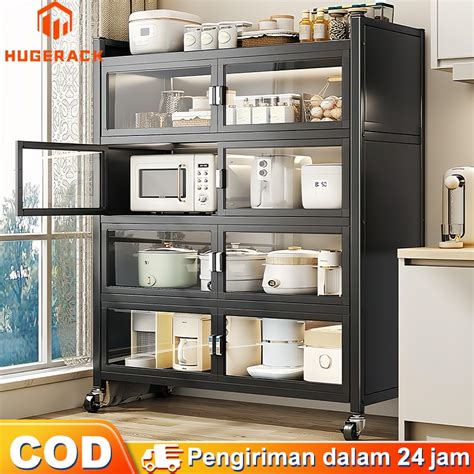 XUXU Lemari Dapur Set Serbaguna Rak Oven Microwave Lemari Dapur ... - balustradellc