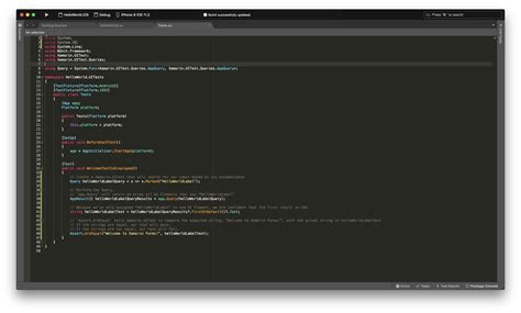 Xamarin uitest example. NET libraries to develop, profile, debug, test and deploy ...