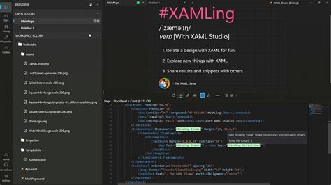 Xaml studio.  It does this by providing: An enhanced editor with deep ...
