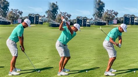 Xander Schauffele Driver Swing with Slow Motion