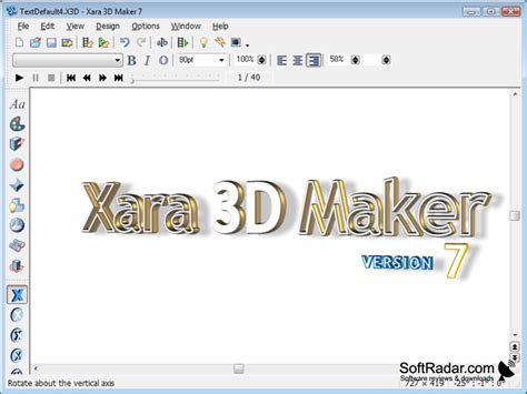 Xara 3D Maker for Windows