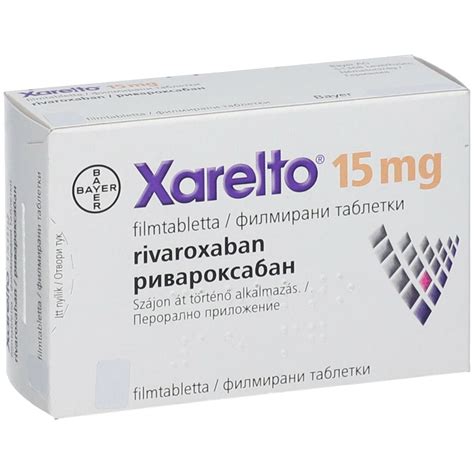 Xarelto 15mg & 20mg Film-Coated Tablets Treatment Initiation Pack