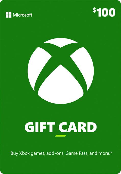 Xbox 100 Dollar Gift Card