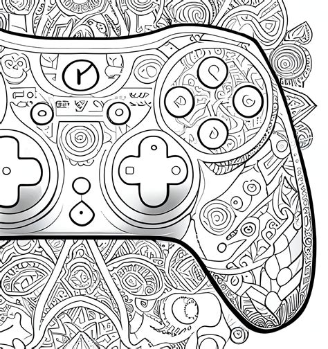 Xbox Controller Coloring Pages 2019 Open Coloring Pages