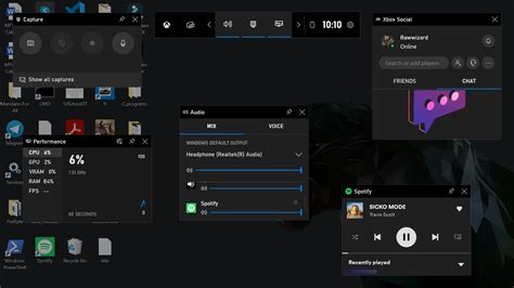 Xbox Game Bar Features