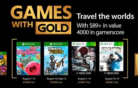 Xbox Games With Gold for August 2024 AllGamers