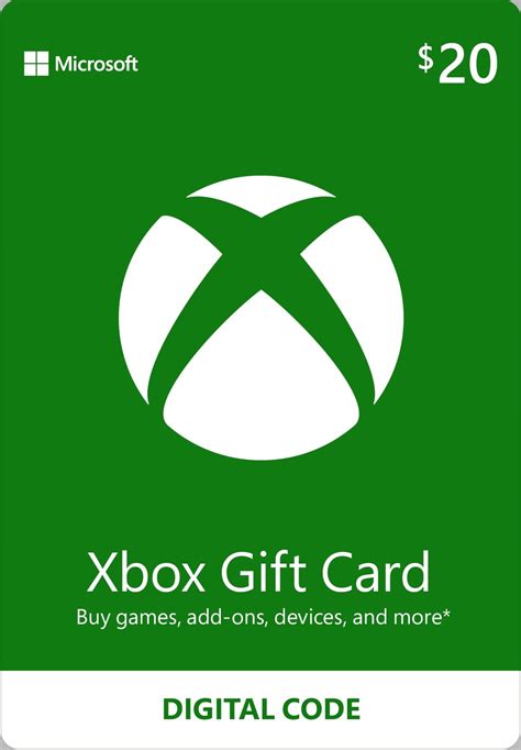 Xbox Gift Card 20