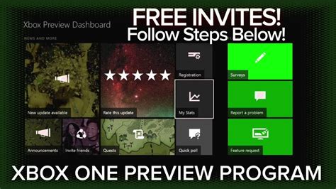 Xbox Preview Program Invite YouTube