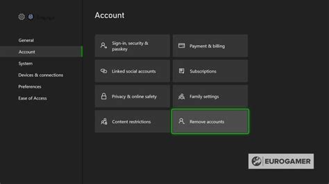 Xbox Series accounts How to add new accounts guests and remove accounts from the system 