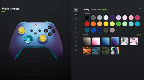 Xbox controller.  Choose from a combination of colors, patterns, textu...