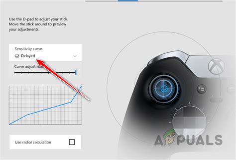 Xbox elite controller calculation.  To adjust the sensitivity curve and aim...