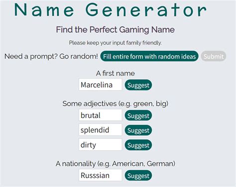 Xbox gamertag names generator. Here’s how to generate a stylish name: Enter your name in the box that says “Enter your name here…”. Click on the “Generate” button. Click “Copy” button if you like the generated name. Or just click “Try Again” button to generate a new one. You can generate 1000s of names using this tool on just 1-click. 
