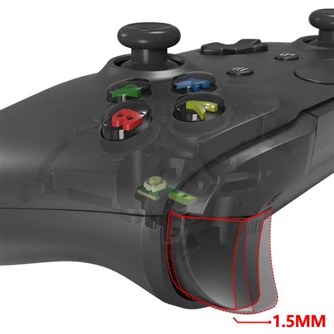 Xbox one controller trigger always on.  The clicky trigger stops are the main attraction -...