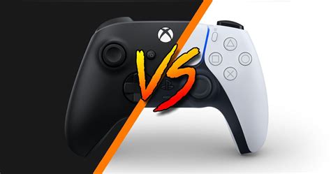 Xbox vs playstation. The more analog sticks, the more complex the input can be. has an integrated touchpad. Microsoft Xbox Series X. Sony PlayStation 5 Slim. With a touchpad, users can control the device by moving their finger on a touch-sensitive surface. Has dual force feedback. Microsoft Xbox Series X. 