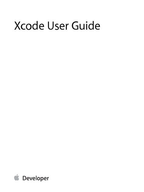 Xcode User Guide