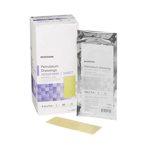 Xeroform Petrolatum Dressing McKesson 5 X 9 Inch Gauze …