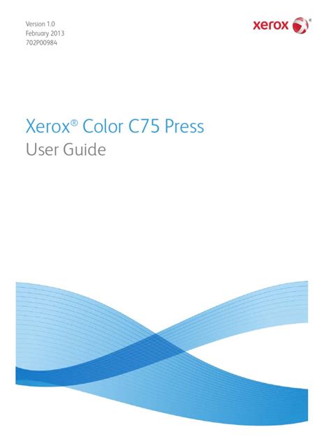 Xerox Color c75 Press User Guide PDF PDF Adobe Systems Portable