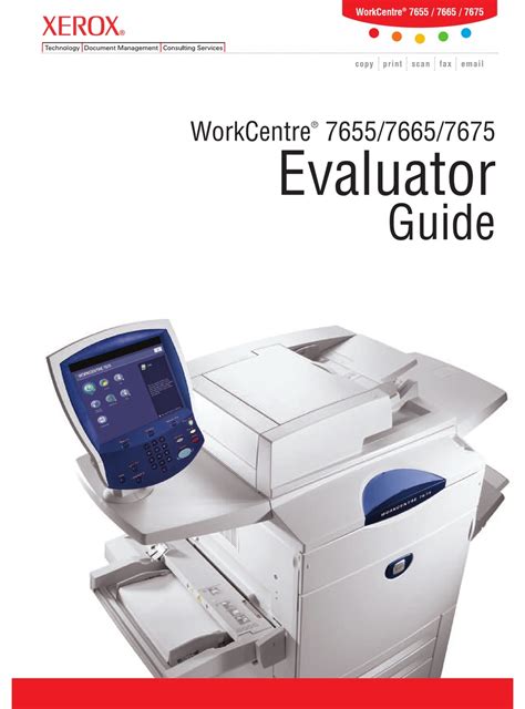 Xerox workcentre 7655 manual de servicio. - The physicians guide to avoiding financial blunders.