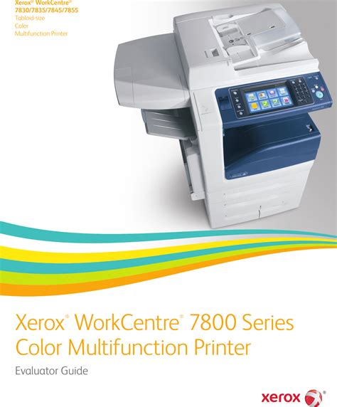Xerox workcentre 78300 series user guide. - Lg intellowave microwave oven copy of manual.