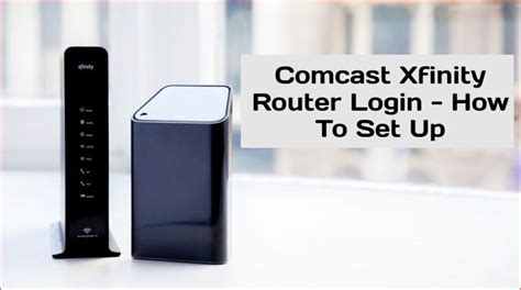 Xfinity Login Router