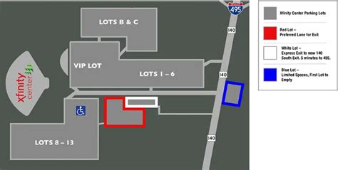Xfinity center red lot parking map. Answered: Heading to Buffet concert, hows the Red Lot for a spot? 