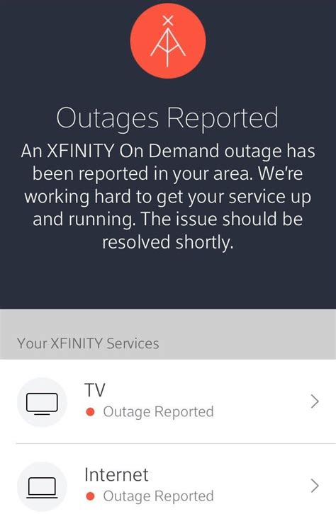 Comcast Xfinity customers across the U.S. experienced 