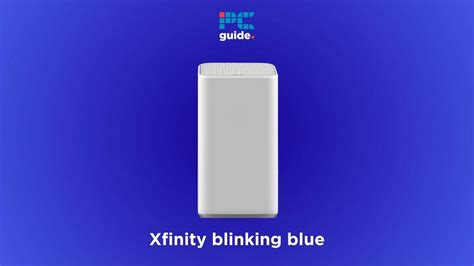 Xfinity modem blinking blue