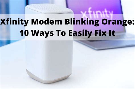 If the modem continues to show a blinking orange light after a reset, further troubleshooting may be necessary, such as checking for loose cables or contacting Xfinity customer support. Resetting the modem is a simple but effective troubleshooting step that can resolve a range of connectivity issues, including the dreaded blinking orange light.