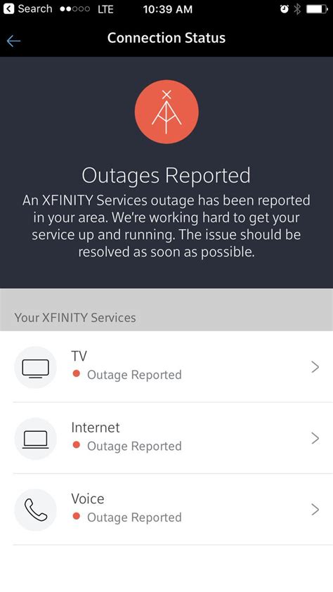 SHARE. OGDEN, Utah ( ABC4) — Residents in Ogden and the surrounding area are experiencing an Xfinity service outage after a dump truck collision. According to a press release by Comcast, the Xfinity service outage was caused when one of their cable lines was damaged by a dump truck hitting some of their infrastructure as it was exiting a .... 