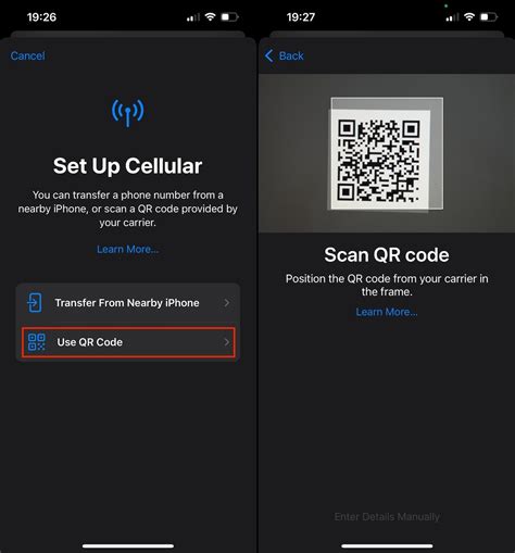 Then restart your iPhone.. Xfinity qr code for esim