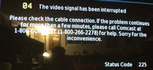 Apr 6, 2020 · Do you know any way to actually speak to a person or any other method to activate? @CCAndrew answered you already. I received in the mail a new X1 box and when I went to use it I got a message saying "the video signal has been interrupted" status code 222Does the box need to be activated? . 