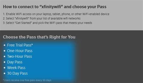 Xfinity wifi pass free trial. Things To Know About Xfinity wifi pass free trial. 