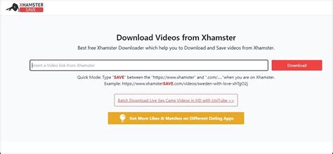 XhamsterSave downloader cum ferramenta de converso suporta vrias resolues de vdeo. . Xhamstersave