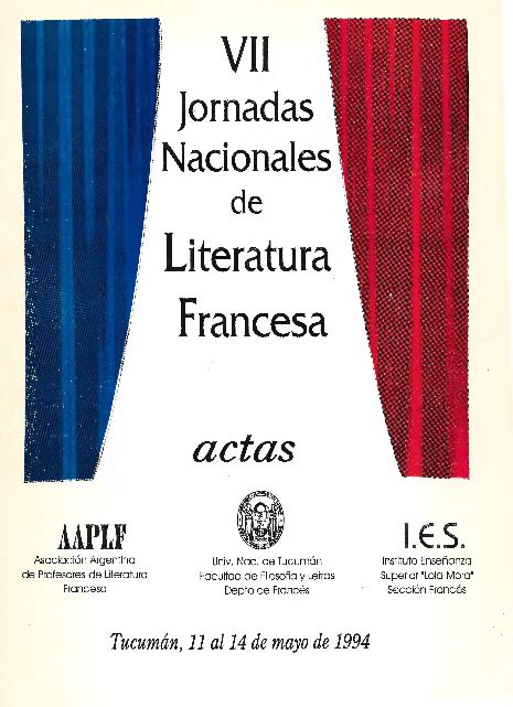 Xi jornadas nacionales de literatura francesa. - Apc smart ups rt 1500 manual.