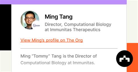 Xianzhe Wang - Director, Head.. - Immunitas Therapeutics