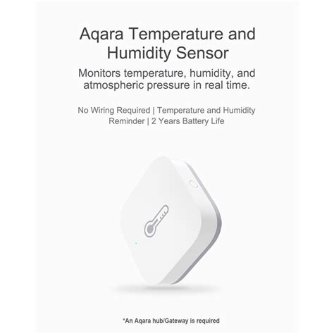 Xiaomi Aqara Temperature Sensor Smart Air Pressure Humidity Environment Sensor Ebay