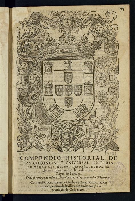Xl, libros d'el compendio historial de las chronicas y vniuersal historia de todos los reynos de españa. - Manual taller honda cb 1000 r.