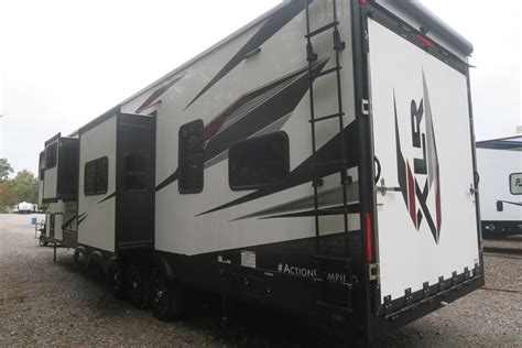 Xlr 407. 2023 Forest River XLR Nitro Complete specs and literature guide. Find specific floorplan specs and units for sale ... XLR Nitro 407 Specs. Length: 45.17' MSRP ... 