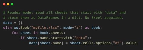 Xlwings reader requires a license key.  Sources: docs/pro/reader. , no telemetry/...