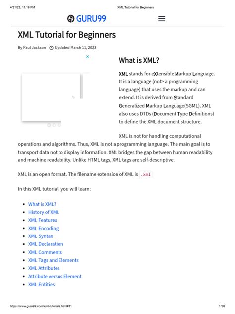 Xml tutorial for android pdf.  We would like to show you a description here ...