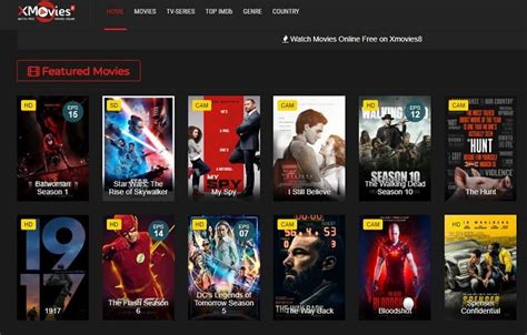 Xmoview. 7- 123Movies. 123Movies is an excellent alternative to Xmovies8 for those who wish to watch movies online without spending a single penny. The platform includes a wide variety of TV programs and movies of diverse genres. Additionally, the site allows users to search for movies or programs as per release date or category. 
