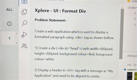 Xplore ui format div.  Perfect for learner Join over 23 million develop...
