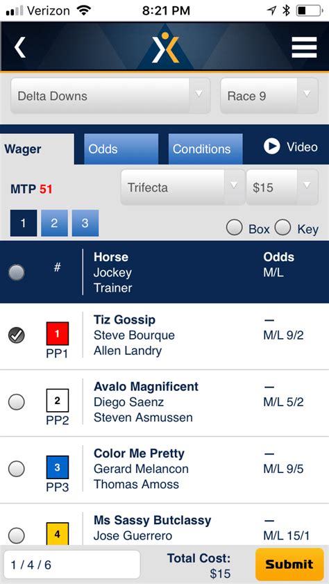 Xpressbet mobile. The Xpressbet review found downloading the Xpressbet mobile app easy to do. It was first made available for Android devices in 2018. Xpressbet is powered by 1/ST Technology which offers advanced capabilities. This has made the Xpressbet app one of the more user-friendly betting apps in the horse racing industry. 