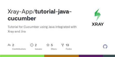 Xray-App/tutorial-java-cucumber - Github