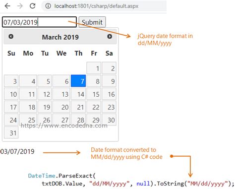 Xsd date format dd mm yyyy.  The DATETIME type is used for values that contain bot...
