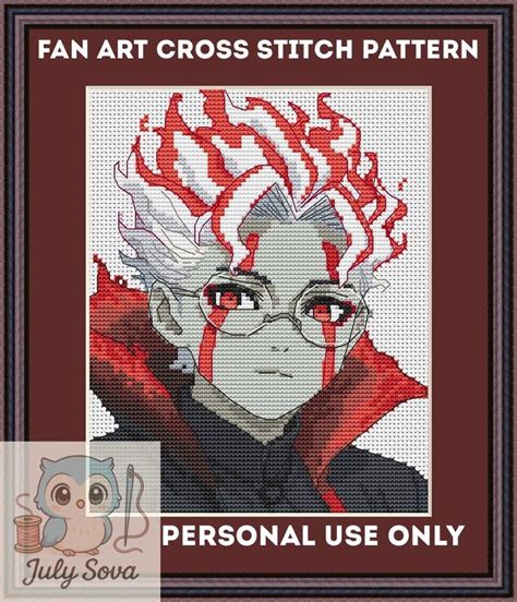 Xsd pattern. .  This pattern is perfect for all anime & cross stitch fans! 🧵💫 In...
