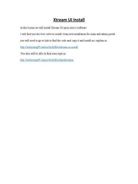 Xtream ui install. 04 A complete, beginner-friendly walkthrough to getting y...